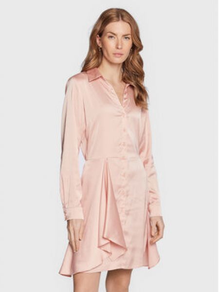 Košilové šaty Guess růžové