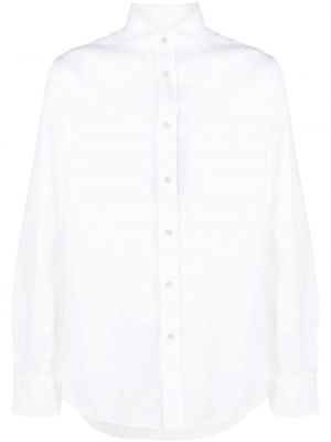 Bombažna srajca Moorer bela