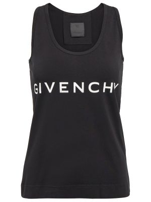 Bavlnené tielko Givenchy - čierna