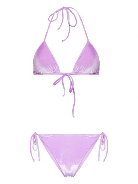 Bársony bikini Mc2 Saint Barth lila