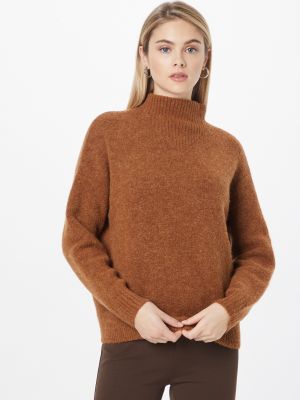 Pikčasti pulover Madewell rjava