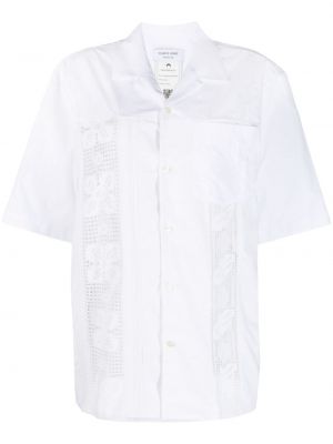 Риза с дантела Marine Serre бяло