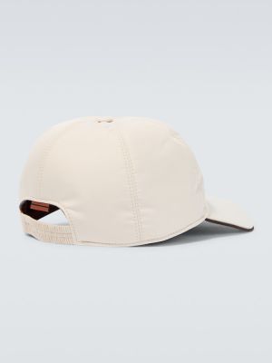 Cappello con visiera Zegna bianco