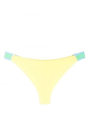 Bikini mit print Moschino gelb