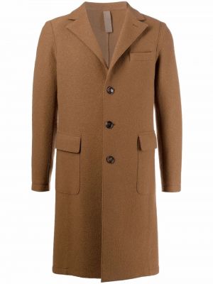 Abrigo ajustado con botones Eleventy marrón