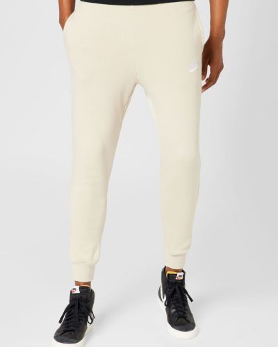 Fleece αθλητικό παντελόνι Nike Sportswear λευκό