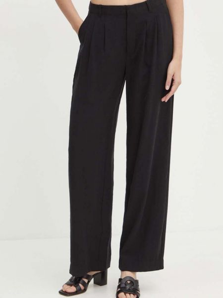 Spodnie 3/4 z wysoką talią Calvin Klein Jeans czarne