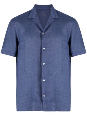 Camisa con botones Altea azul
