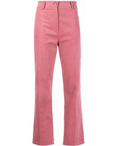 Pantalones rectos Hebe Studio rosa