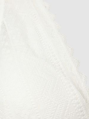 Biustonosz koronkowy Esprit biały