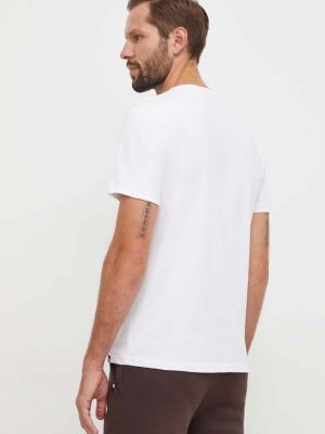 Bavlněné tričko s potiskem 47brand bílé