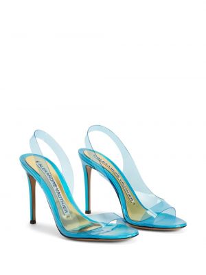 Slingback transparente sandale Alexandre Vauthier blau