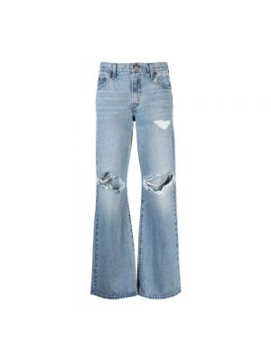 Jeans bootcut large Levi's bleu