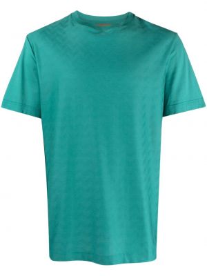 Žakardinis marškinėliai Missoni žalia
