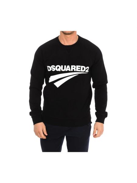 Bluza z kapturem Dsquared2 czarna