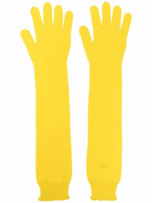 Guantes con bordado Nº21 amarillo