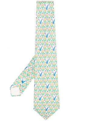 Corbata de tejido jacquard Hermès blanco
