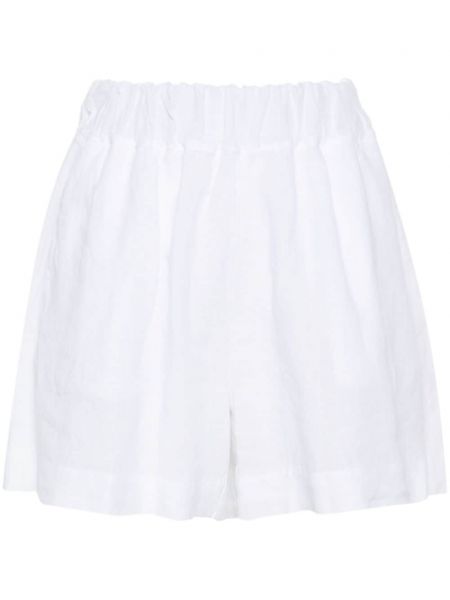 Lanene kratke hlače 120% Lino bijela