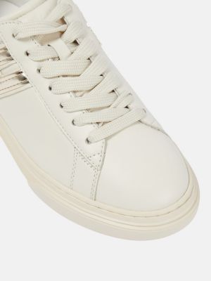 Sneakers di pelle Hogan bianco