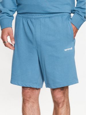 Priliehavé športové šortky Sprandi modrá