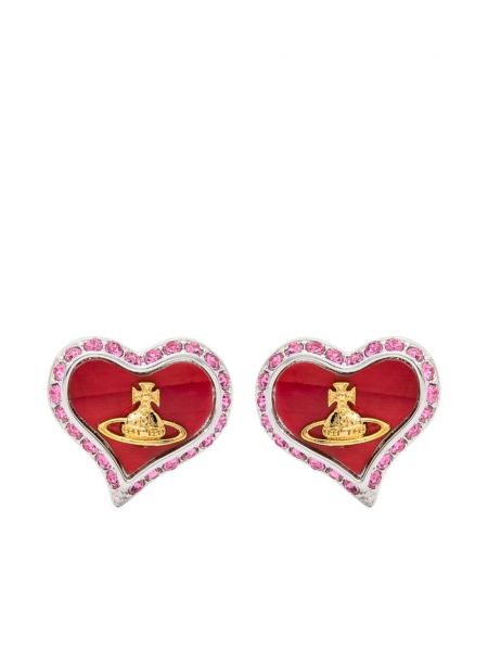 Σκουλαρίκια με μοτίβο καρδιά Vivienne Westwood
