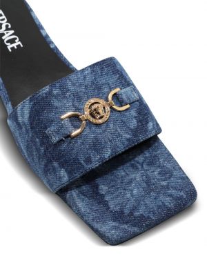 Žakárové sandály Versace modré