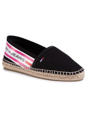 Chunky espadrilles Tommy Jeans fekete
