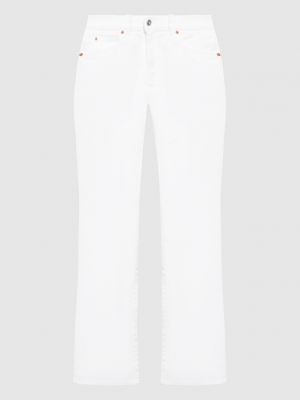 Прямі джинси з принтом Valentino білі