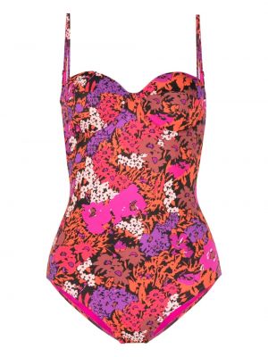 Geblümt badeanzug mit print Paul Smith pink