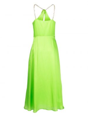 Jedwabna sukienka wieczorowa Olivia Rubin zielona