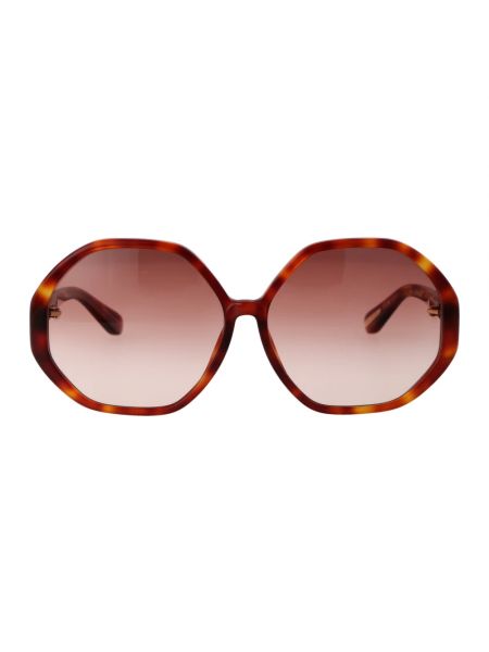 Okulary przeciwsłoneczne Linda Farrow brązowe