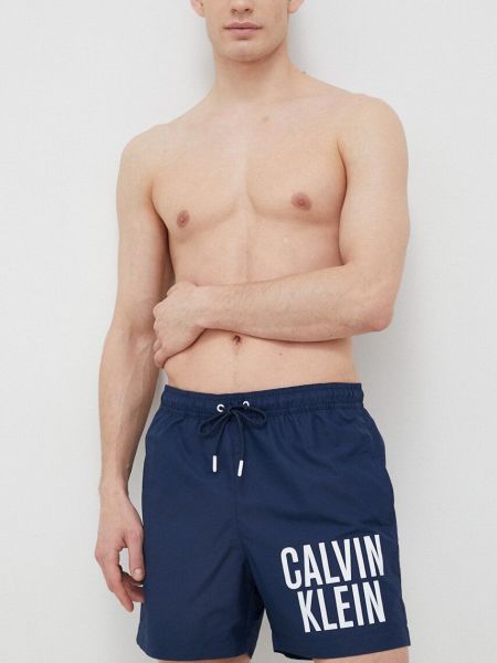 Kratke hlače Calvin Klein plava