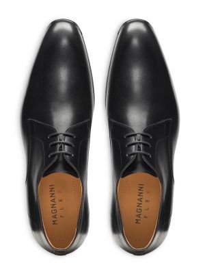 Туфли на шнуровке Magnanni черные