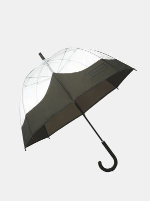 Paraguas transparente Hunter verde