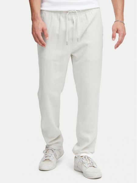 Pantaloni !solid alb