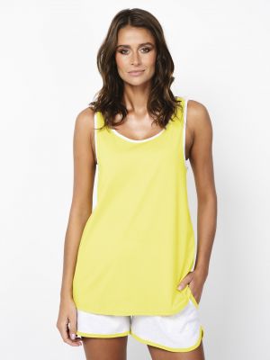 Piżama w kolorze melanż Italian Fashion żółta