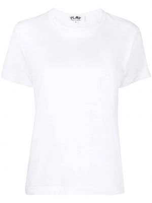 T-shirt Comme Des Garçons Play bianco