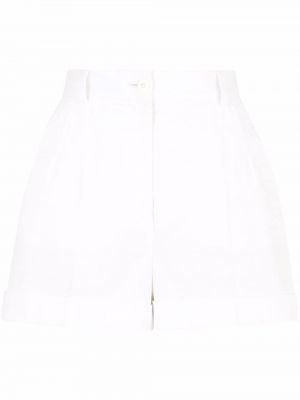 Pantaloncini a vita alta Dolce & Gabbana bianco