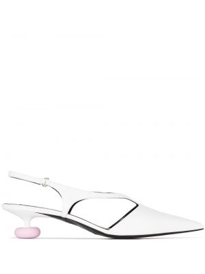 Pumpar med remmar med slingback Stella Mccartney vit