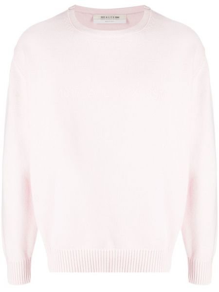 Памучен пуловер с кръгло деколте 1017 Alyx 9sm розово