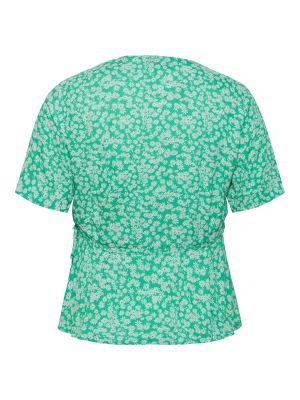 Marškinėliai Pieces Curve žalia
