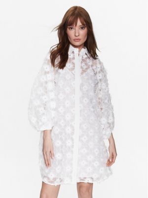 Relaxed рокля тип риза Silvian Heach бяло