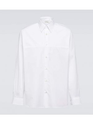 Camicia di cotone Dries Van Noten bianco