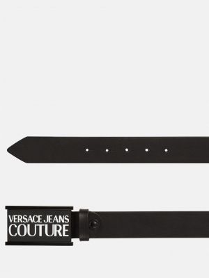 Kožený pásek Versace Jeans Couture černý