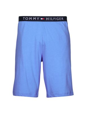 Pantaloni din jerseu Tommy Hilfiger albastru