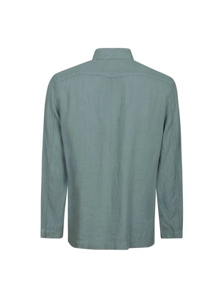 Camisa de lino Massimo Alba verde