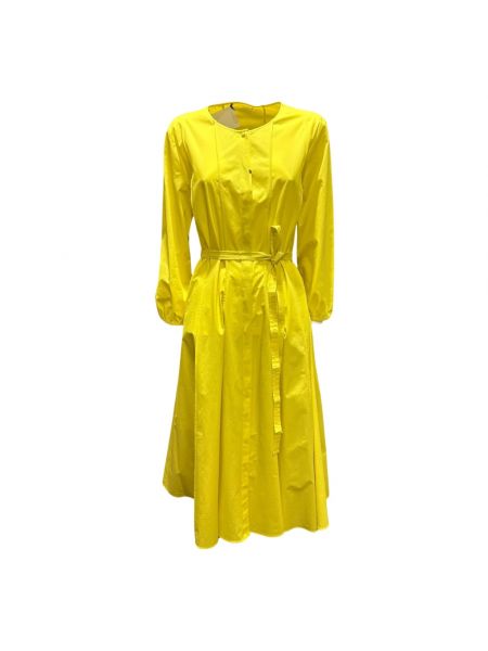 Sukienka midi Luisa Cerano żółta