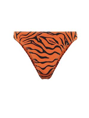 Bikini z nadrukiem w tygrysie prążki Reina Olga pomarańczowy