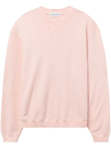 Sweatshirt mit rundem ausschnitt John Elliott pink