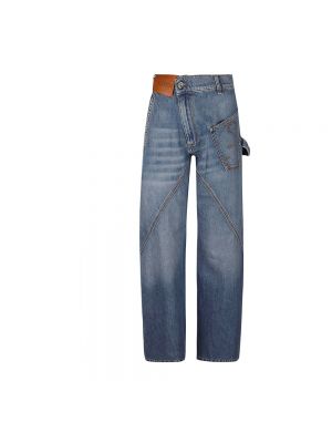 Niebieskie proste jeansy Jw Anderson